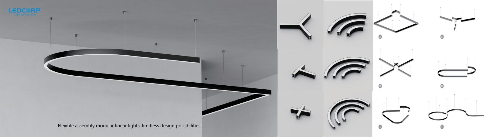 qualité Lumière linéaire modulaire (nouvelle) Fabrique