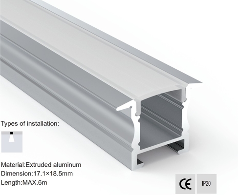 Aluminum Profile New for High-Strength and Lightweight Designs 17x18.5mm (0.67"x0.73")