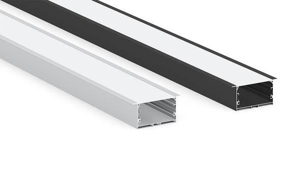 LEDCORP® Customized Aluminum Profile Recessed/Embedded/Reture Groove for Linear Light Assembly for office