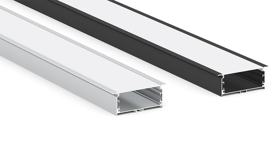 LEDCORP® Customized Aluminum Profile Recessed/Embedded/Reture Groove for Linear Light Assembly for office