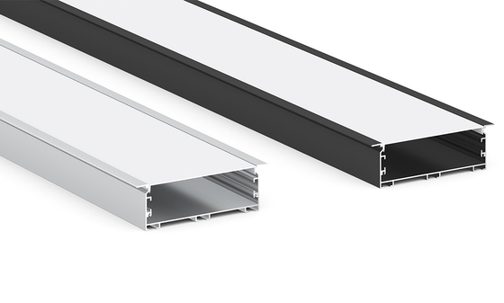 LEDCORP® Customized Aluminum Profile Recessed/Embedded/Reture Groove for Linear Light Assembly for office