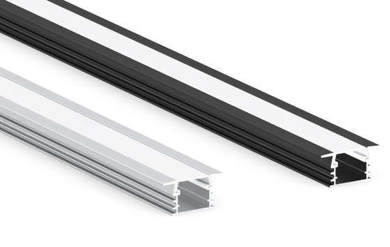 LEDCORP® Customized Aluminum Profile Recessed/Embedded Project Cases for Linear Light Assembly for Home Residence Office