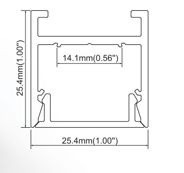 LEDCORP®  High-Performance Aluminum Profile Magnetic/Ring/Module for Customizable LED Linear Light
