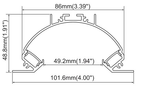 LEDCORP® High-Performance Aluminum Profile Magnetic/Ring/Module for Customizable LED Linear Light