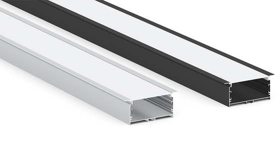 LEDCORP® Customized Aluminum Profile Recessed/Embedded/Reture Groove for Linear Light Assembly for office