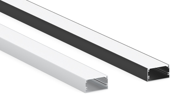 LEDCORP® Surface Mounted LED Lighting with Customized Aluminum Profile High Light Efficiency For Office Gym Hotel