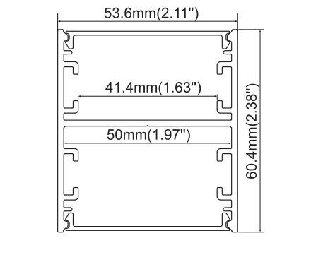LEDCORP®  High-Performance Aluminum Profile Magnetic/Ring/Module for Customizable LED Linear Light