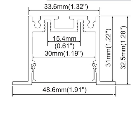 LEDCORP® High-Performance Aluminum Profile Magnetic/Ring/Module for Customizable LED Linear Light